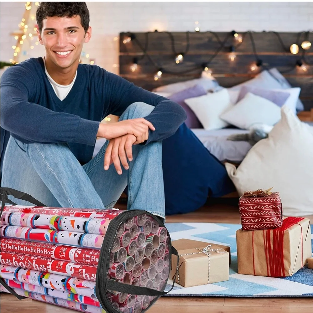 Wrapping Paper Storage Organizer Bag NWT